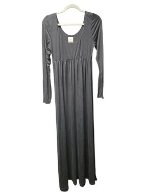 NYMPHE  Ash Gray Long Sleeve Maxi Dress Sz. L